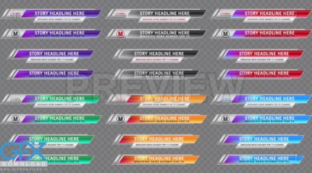 دانلود 24 فوتیج زیرنویس های اسپرت