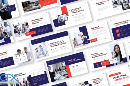 تم پاورپوینت بازاریابی Marketing Consultant