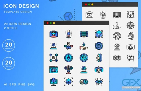 20 آیکون متاورس Metaverse