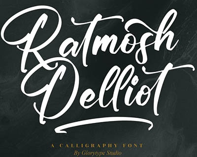 فونت رایگان خوشنویسی Ratmosh Delliot