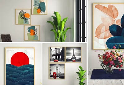 دانلود موکاپ قاب تصاویر هنری