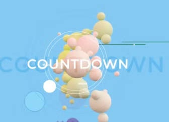 پروژه افتر افکت سه بعدی شمارش معکوس Countdown