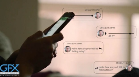 پروژه آماده پریمیر ابزار نمایش چت