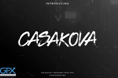 دانلود رایگان فونت Casakova