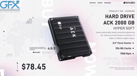 پروژه افتر افکت تیزر تبلیغاتی مینیمال محصولات