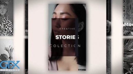 پروژه افتر افکت 10 استوری اینستاگرام با براش