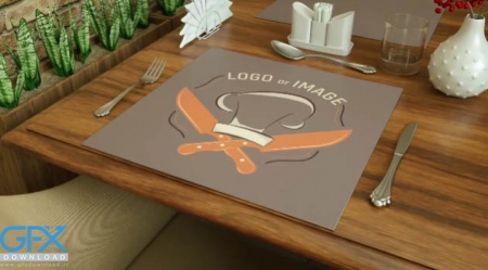 دانلود پروژه افتر افکت موکاپ لوگو رستوران