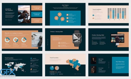 تم پاورپوینت آژانس مسافرتی Turia