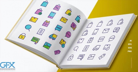 دانلود آیکون خرید آنلاین Online Shopping