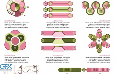 عناصر لایه باز اینفوگرافیک برای طراحی