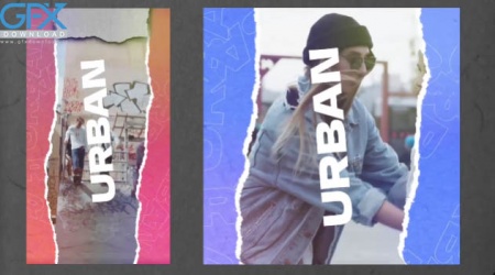 پروژه آماده پریمیر اینستاگرام گرانج Grunge Insta Opener