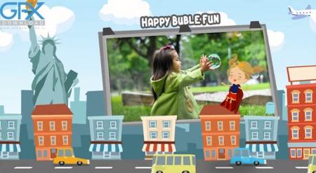 پروژه آماده افتر افکت اسلایدشو کارتونی با پرنده