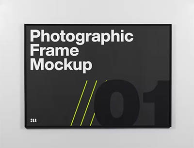موکاپ لایه باز قاب عکس Photographic Frame
