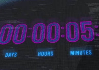 دانلود پروژه افتر افکت شمارش معکوس دیجیتالی