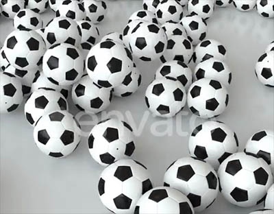 دانلود فوتیج توپ فوتبال Soccer Balls
