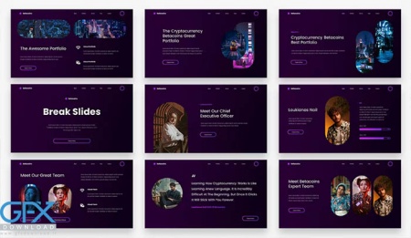 قالب پاورپوینت بیت کوین Betacoins