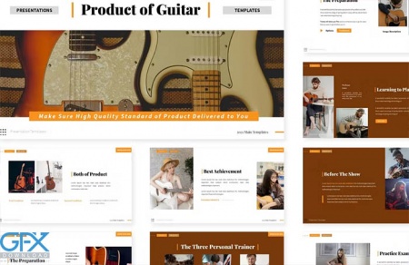 تم پاورپوینت گیتار Product of Guitar