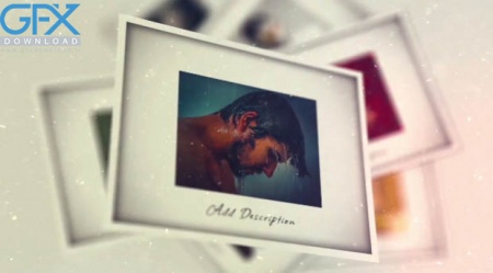 پروژه افتر افکت اسلایدشو عکس با فریم