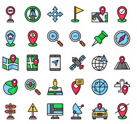دانلود آیکون لوکیشن رایگان