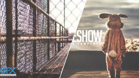 پروژه آماده اسلایدشو عکس افتر افکت Line