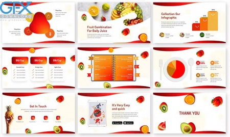 تم پاورپوینت میوه Fruitable