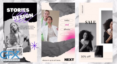 پروژه پریمیر 10 استوری اینستاگرام شیک