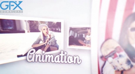 پروژه گالری عکس افتر افکت Clean 3D Slideshow