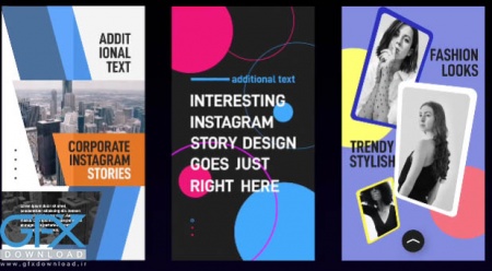 پروژه پریمیر 6 استوری اینستاگرام مدرن