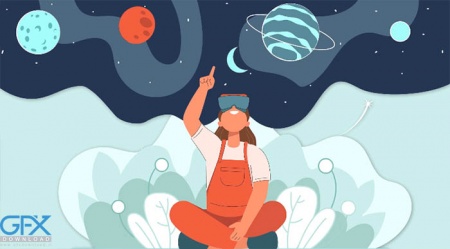 پروژه افتر افکت متاورس Metaverse Explainer