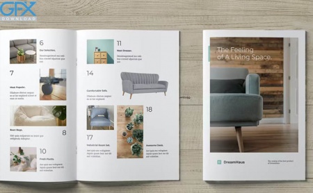 دانلود موکاپ لایه باز بروشور