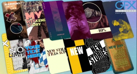 دانلود پروژه پریمیر استوری های اینستاگرام خلاقانه