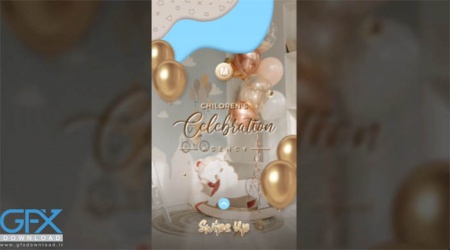 پروژه افتر افکت 6 استوری اینستاگرام جشن تولد