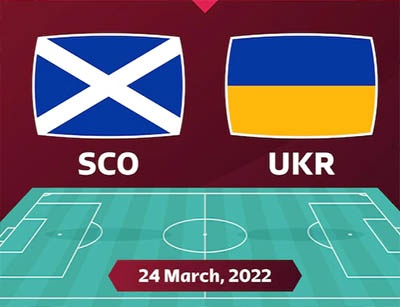دانلود وکتور زمین مسابقه فوتبال اسکاتلند و اوکراین