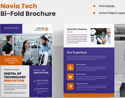 کاتالوگ لایه باز و بروشور تکنولوژی Navia Tech