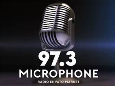 پروژه افتر افکت لوگو میکروفون Microphone Logo
