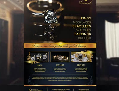کاتالوگ لایه باز جواهرات Luxury Jewelry Store