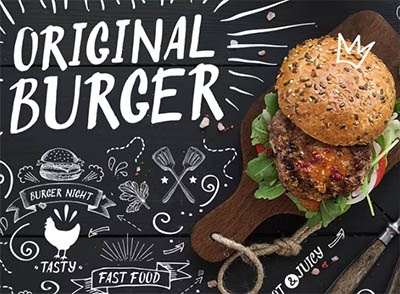 فونت انگلیسی رایگان همبرگر Original Burger