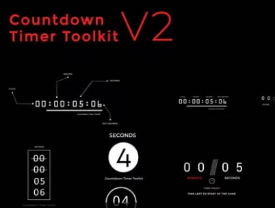 پروژه پریمیر تایمر شمارش معکوس Countdown Timer