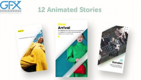 دانلود پروژه افتر افکت 12 استوری اینستاگرام فروش ویژه