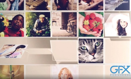 پروژه اسلایدشو عکس افتر افکت Revolve Slideshow