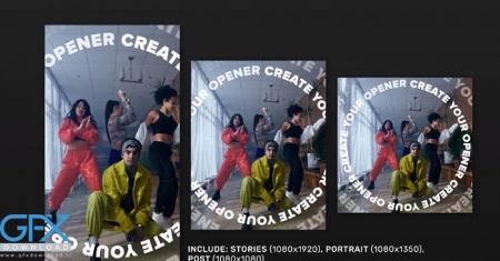 پروژه آماده افتر افکت افتتاحیه تایپوگرافی اینستاگرام