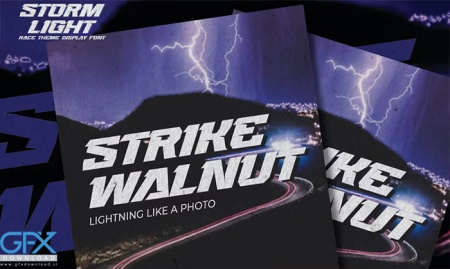 دانلود فونت مسابقه ای STORMLIGHT