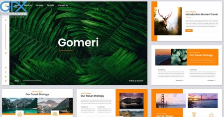 قالب پاورپوینت گردشگری Gomeri