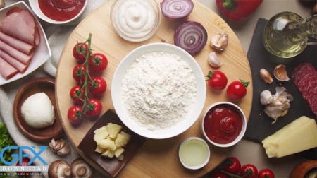 دانلود پروژه افتر افکت افتتاحیه رستوران با پیتزا