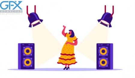 پروژه افتر افکت موشن گرافیک کنسرت رقص Dance Concert