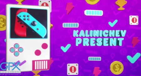 دانلود پروژه افترافکت گیمینگ Gaming Pixel Opener