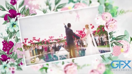 پروژه افترافکت اسلایدشو عروسی Wedding Slideshow