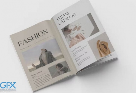 موکاپ کاتالوگ لایه باز A4 Brochure