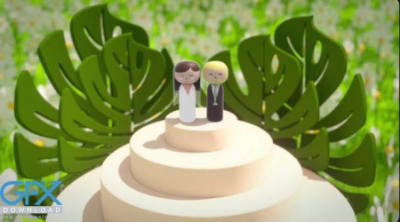 پروژه آماده افتر افکت سه بعدی عروسی 3D Save The Date
