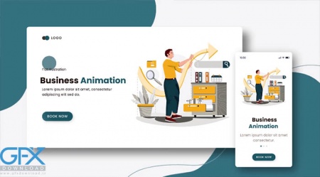 پروژه افتر افکت موشن گرافیک Business Maketing Animations
